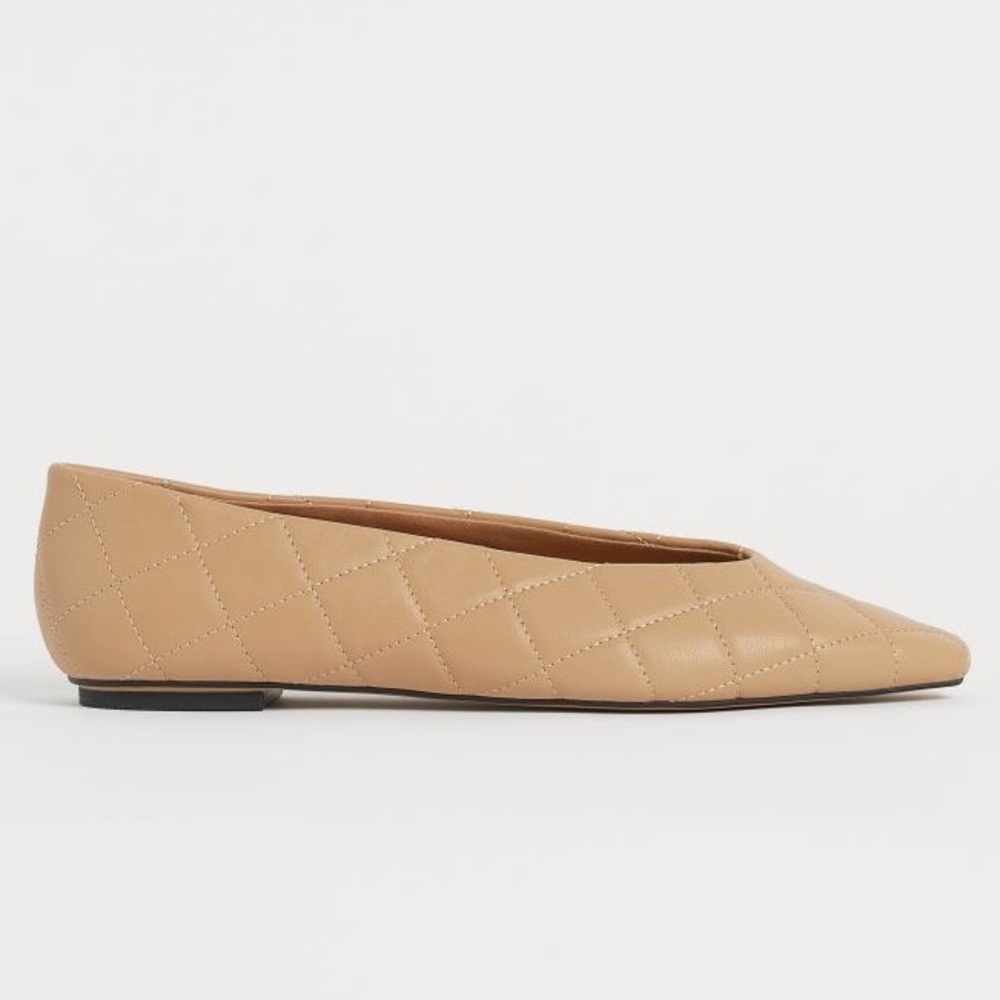 H&M quilted ballet flat